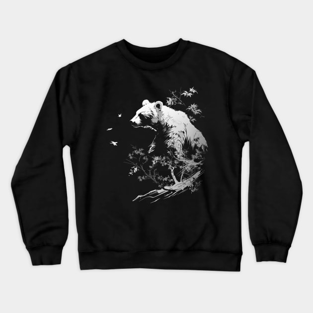 bear Crewneck Sweatshirt by Ninja banana